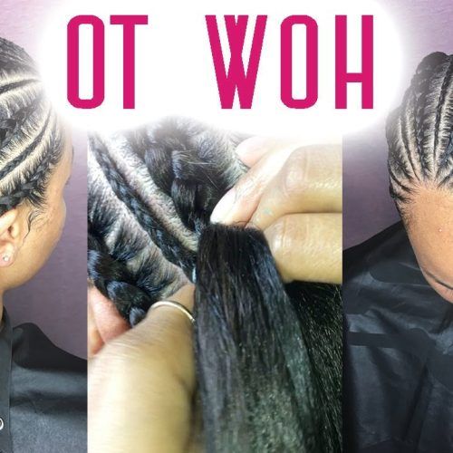 Angled Cornrows Hairstyles With Braided Parts (Photo 12 of 20)
