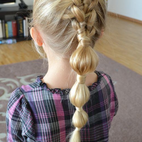 Braided Bubble Ponytail Hairstyles (Photo 16 of 20)