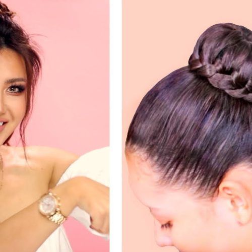 Braided Ponytails Updo Hairstyles (Photo 19 of 20)