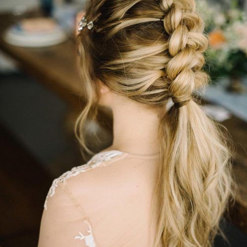 Braids And Gold Ponytail Hairstyles (Photo 17 of 20)