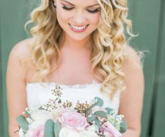 20 Best Ideas Curled Bridal Hairstyles with Tendrils