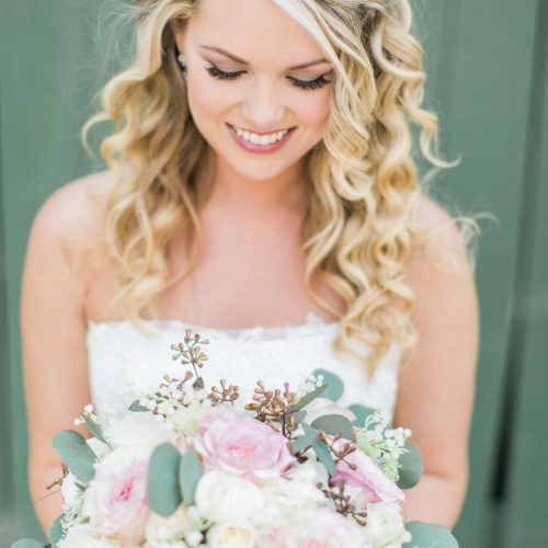 Curled Bridal Hairstyles With Tendrils (Photo 1 of 20)