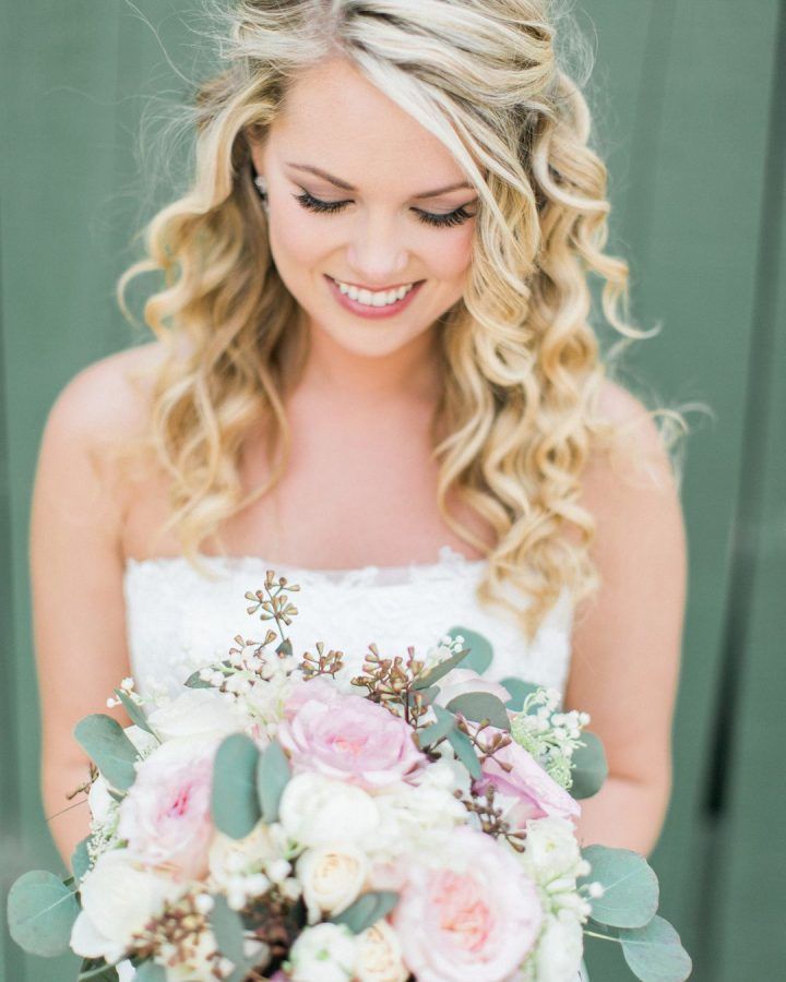 20 Best Ideas Curled Bridal Hairstyles with Tendrils