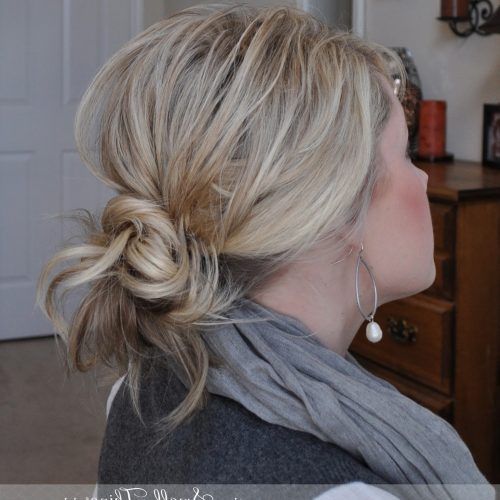 Curled-Up Messy Ponytail Hairstyles (Photo 13 of 20)