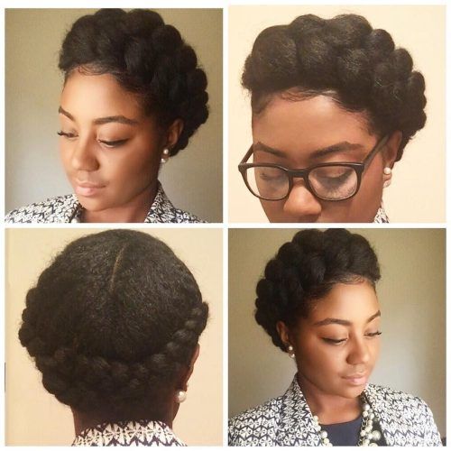 Double-Crown Updo Braided Hairstyles (Photo 20 of 20)