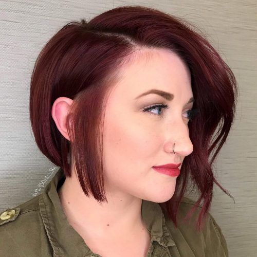 Edgy Medium Haircuts For Round Faces (Photo 18 of 20)