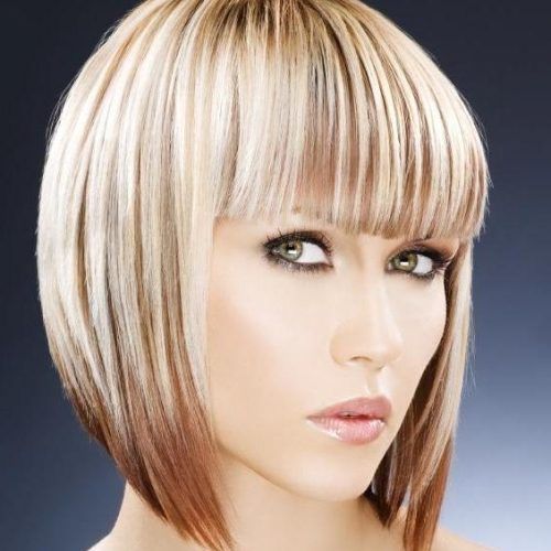 Graduated Inverted Bob Hairstyles With Fringe (Photo 15 of 15)