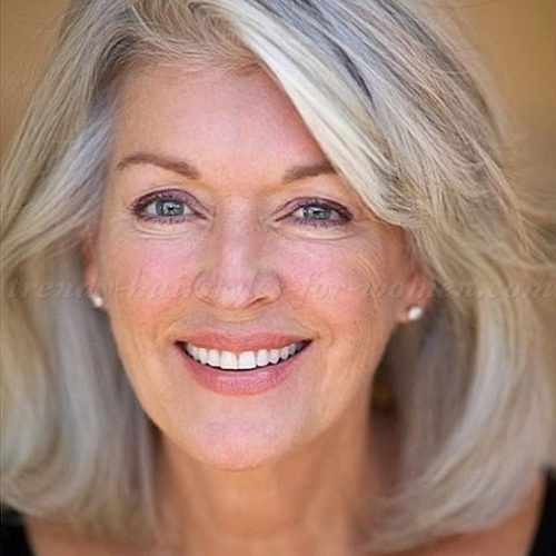 Medium Hairstyles For Women With Gray Hair (Photo 1 of 20)