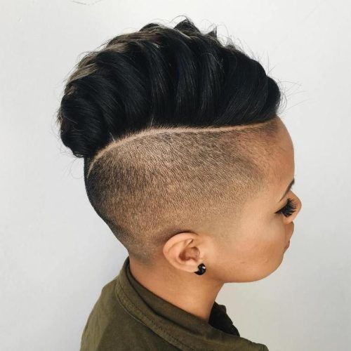 Mohawk Hairstyles With An Undershave For Girls (Photo 3 of 20)