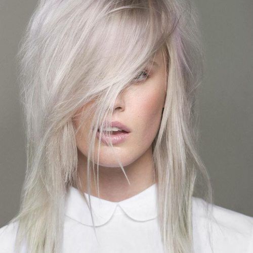 Platinum Layered Side Part Hairstyles (Photo 4 of 20)