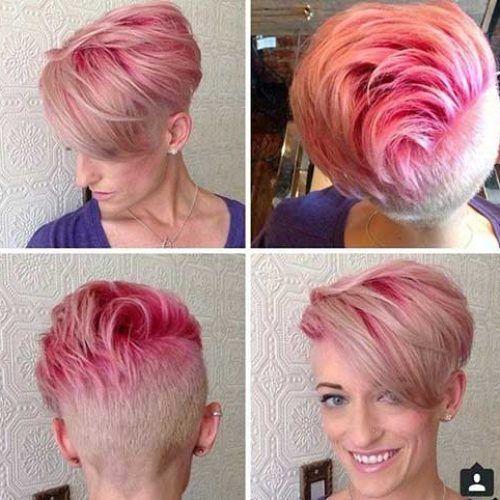Razor Cut Pink Pixie Hairstyles With Edgy Undercut (Photo 18 of 20)