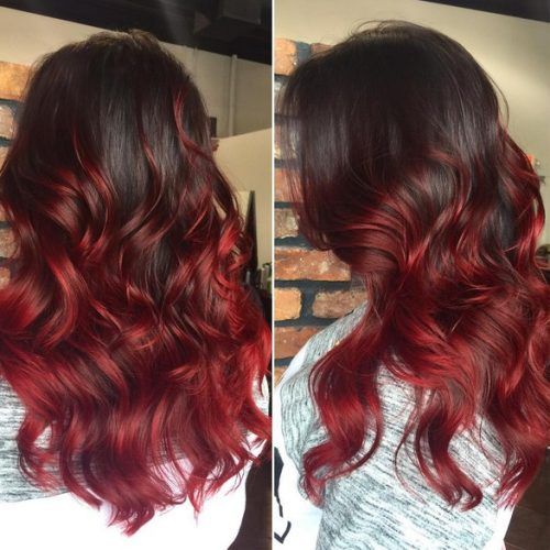 Red Highlights For Type 3C Hairstyles (Photo 10 of 20)