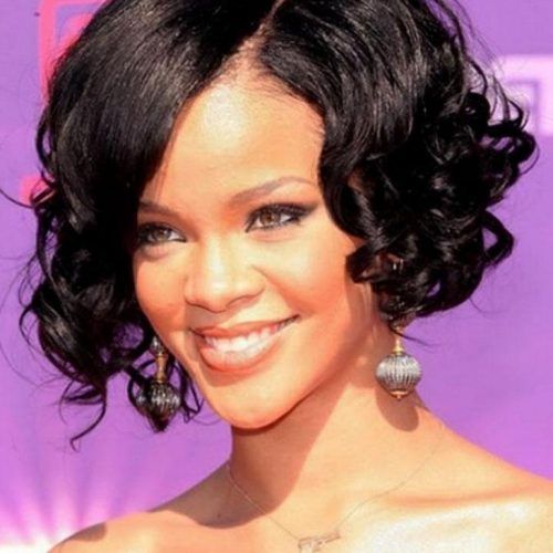 Rihanna Bob Hairstyles With Weave (Photo 8 of 15)