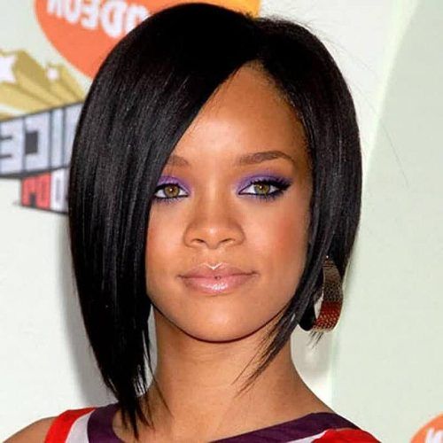 Rihanna Bob Hairstyles With Weave (Photo 6 of 15)