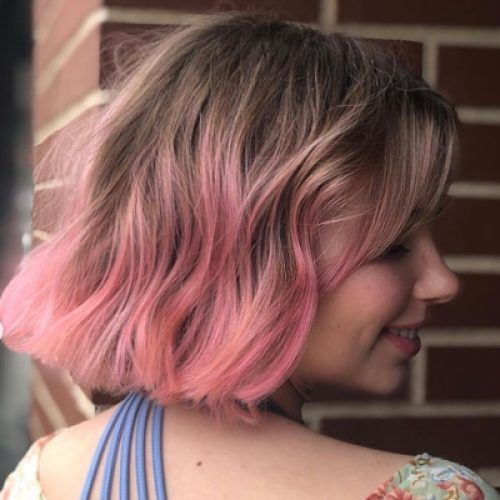 Rose Gold Blunt Lob Haircuts (Photo 10 of 20)