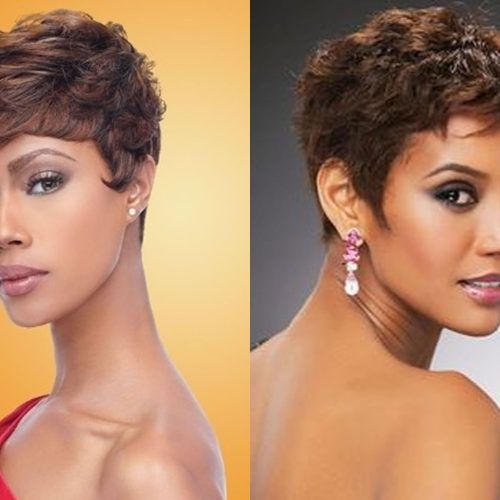 Short Black Pixie Hairstyles For Curly Hair (Photo 2 of 20)