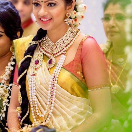 South Indian Tamil Bridal Wedding Hairstyles (Photo 6 of 15)