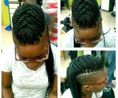 20 Inspirations Twisted and Braided Mohawk Hairstyles