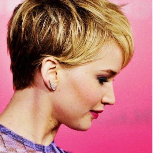 Very Short Textured Pixie Haircuts (Photo 10 of 20)