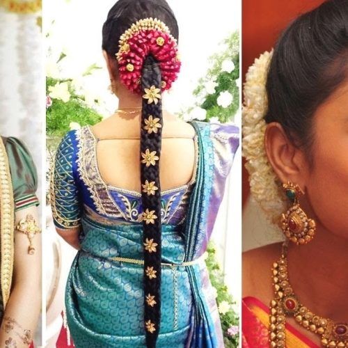 Wedding Hairstyles For Sarees (Photo 6 of 15)
