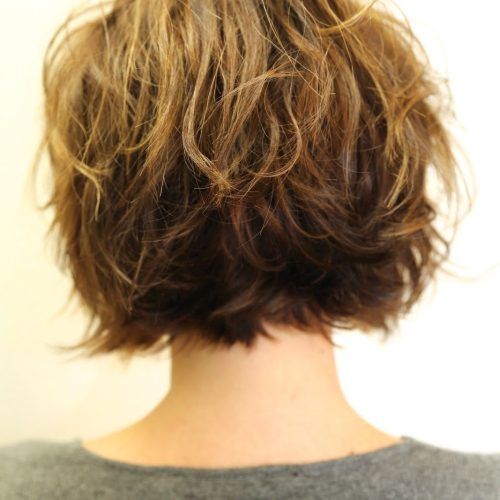 Loosely Waved Messy Brunette Bob Hairstyles (Photo 17 of 20)