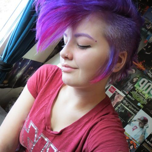 Lavender Ombre Mohawk Hairstyles (Photo 18 of 20)