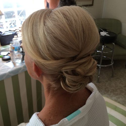 Blonde Polished Updos Hairstyles For Wedding (Photo 10 of 20)