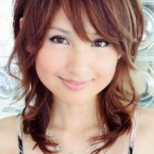 Asian Hairstyles For Round Face (Photo 13 of 20)