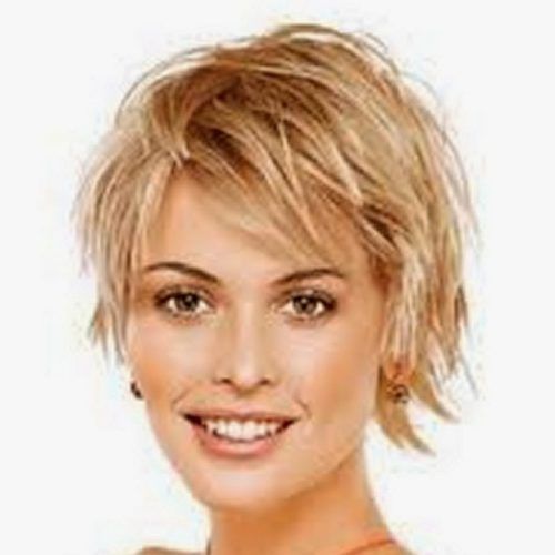 Short Shaggy Hairstyles For Round Faces (Photo 5 of 15)