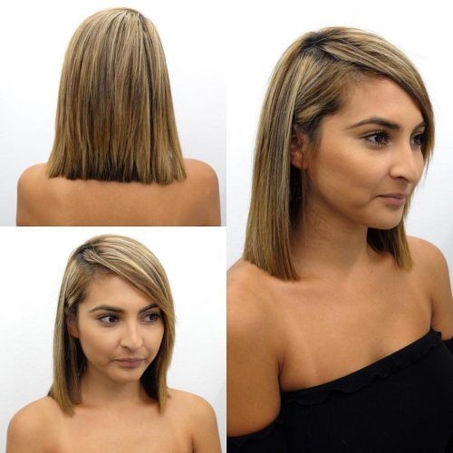 Medium Hairstyles With Side Swept Bangs (Photo 16 of 20)