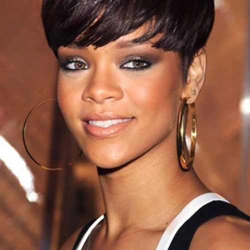 Short Haircuts For Black Women With Fine Hair (Photo 8 of 20)