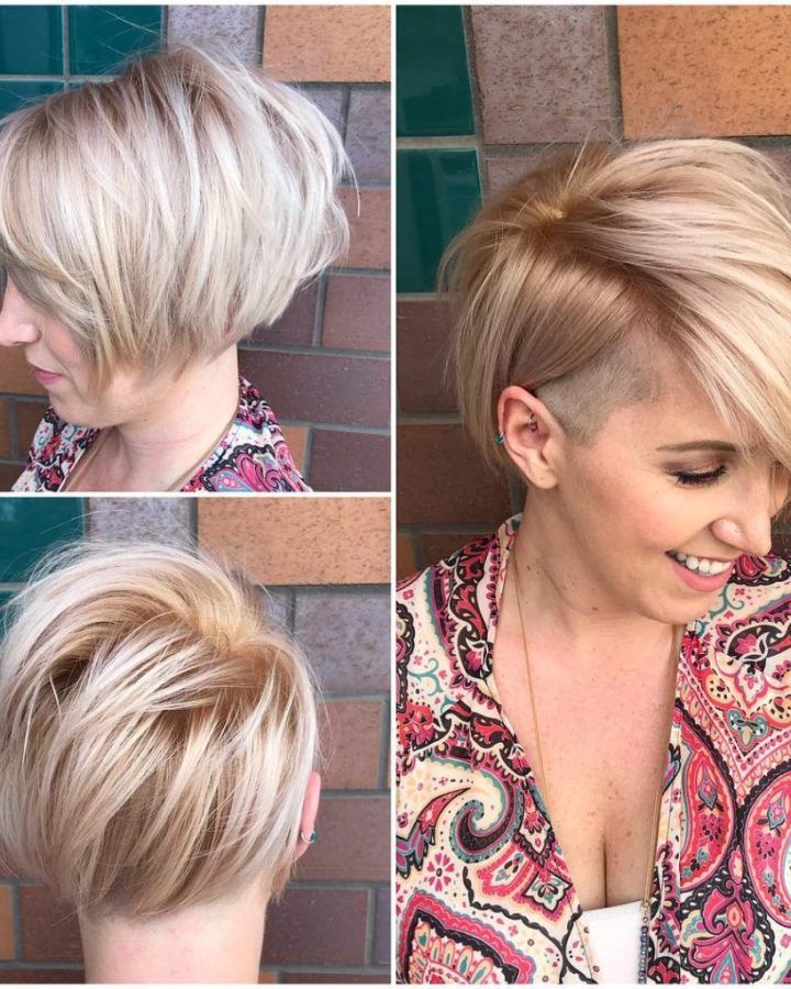 20 Collection of Blonde Bob Hairstyles with Tapered Side