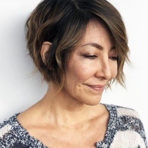 Short Feathered Bob Crop Hairstyles (Photo 18 of 20)