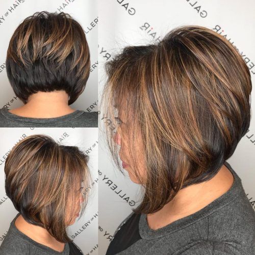 Short Crop Hairstyles With Colorful Highlights (Photo 18 of 20)
