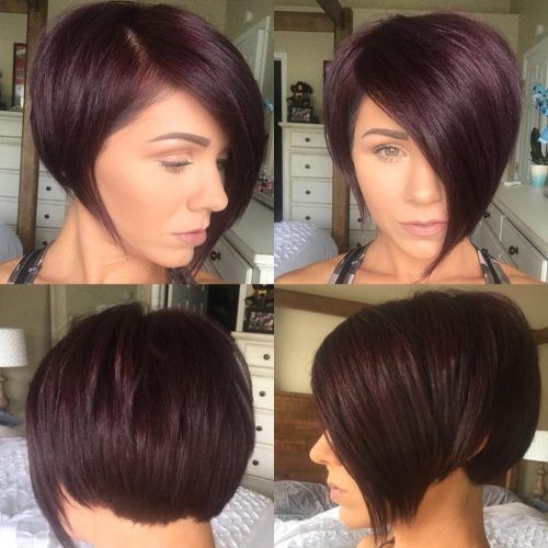 Messy Short Bob Hairstyles With Side-Swept Fringes (Photo 4 of 20)