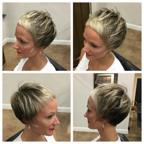 Disheveled Blonde Pixie Haircuts With Elongated Bangs (Photo 2 of 20)