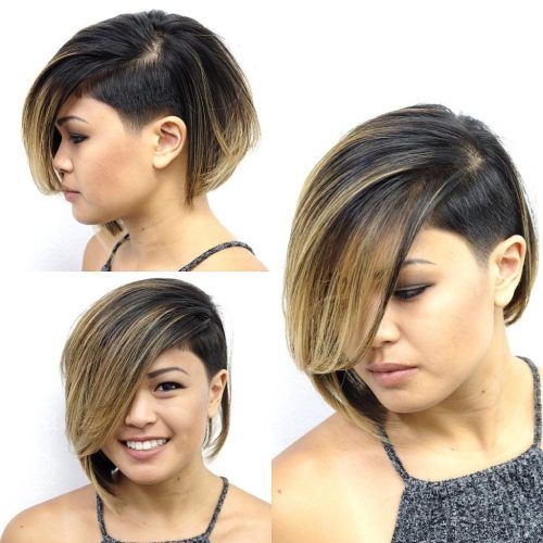 Wavy Asymmetric Bob Hairstyles With Short Hair At One Side (Photo 11 of 20)
