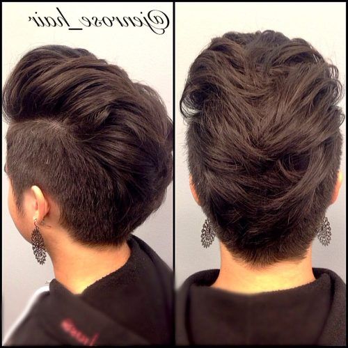 Two-Tone High Ponytail Hairstyles With A Fauxhawk (Photo 6 of 20)
