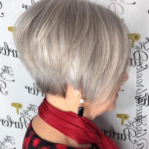 Gray Pixie Haircuts For Older Women (Photo 13 of 20)