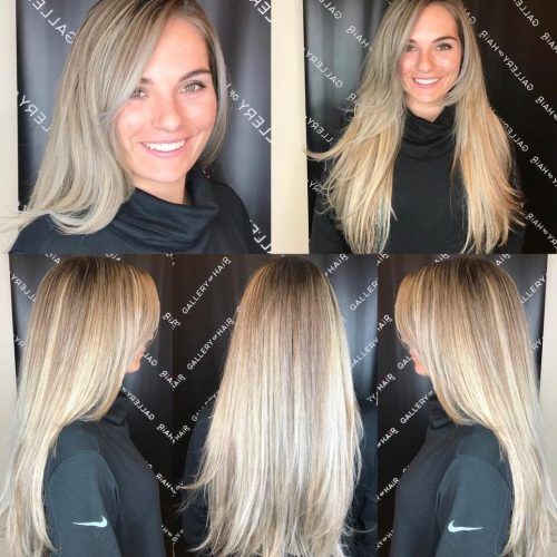 Sun-Kissed Blonde Hairstyles With Sweeping Layers (Photo 15 of 20)