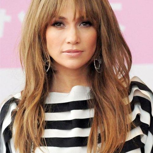 Full Fringe And Face-Framing Layers Hairstyles (Photo 3 of 20)