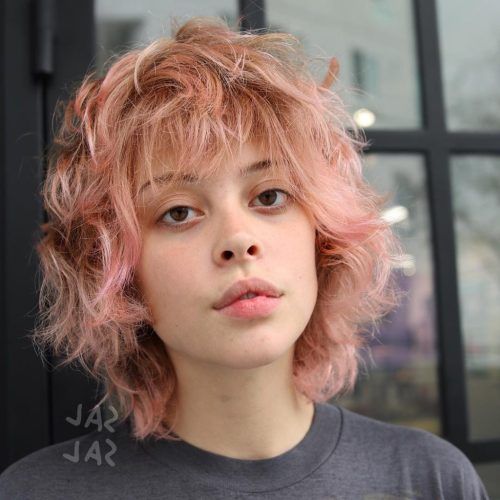 Pink Shaggy Haircuts (Photo 7 of 20)