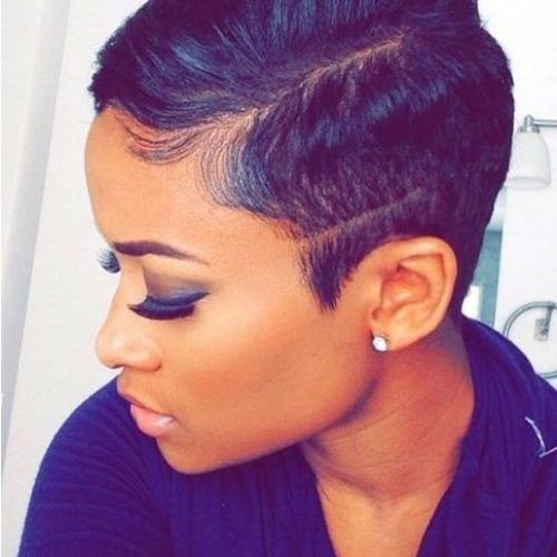 Black Women Short Pixie Haircuts (Photo 17 of 20)