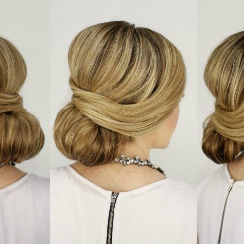 Low Bun Updo Hairstyles (Photo 8 of 15)