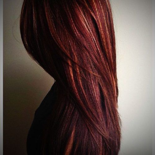 Red Highlights For Type 3C Hairstyles (Photo 5 of 20)
