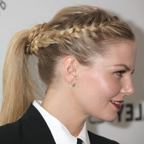 Fiercely Braided Ponytail Hairstyles (Photo 8 of 20)